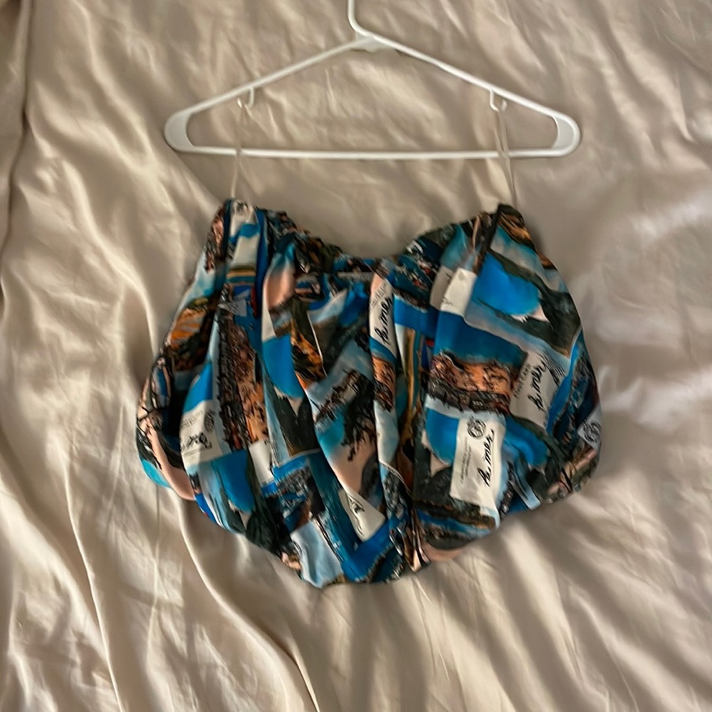 Maeve postcard crop top